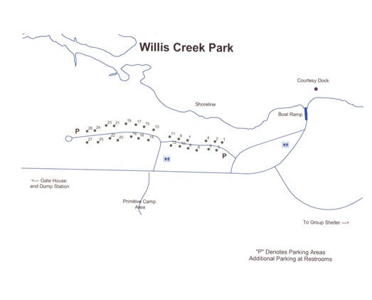 willis creek map